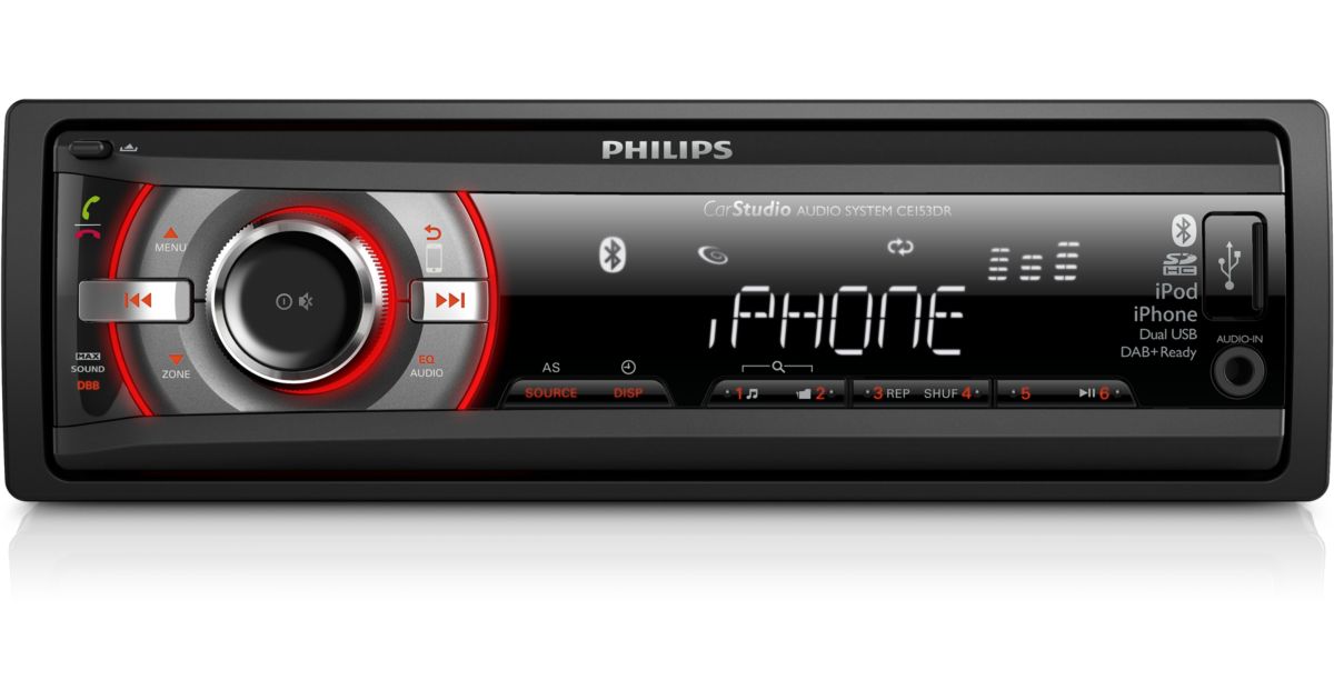 CarStudio Car audio system CE153DR/05 | Philips