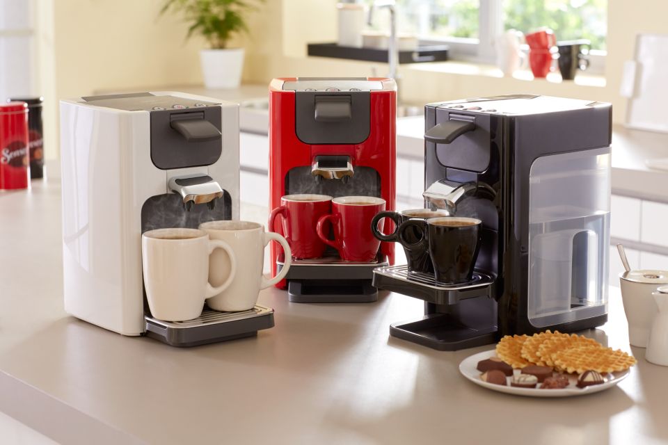 Machine à café à dosette - SENSEO Quadrante HD7864/81 Rouge - 1,2L