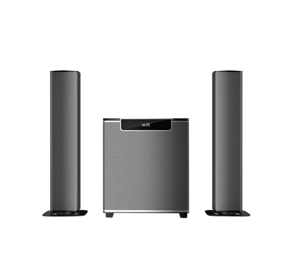 Philips 2.1 home store theater with bluetooth