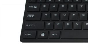 Low-profile keys for comfortable quiet typing