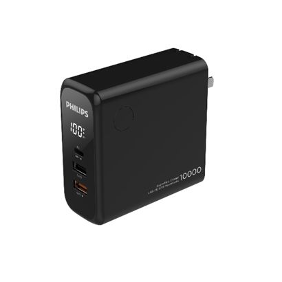 スリムでパワフルなコンセント付きモバイルバッテリー