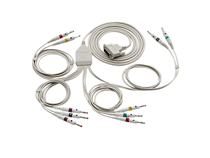 Standard 12-lead Patient IEC Cable Diagnostic ECG Patient Cables and Leads