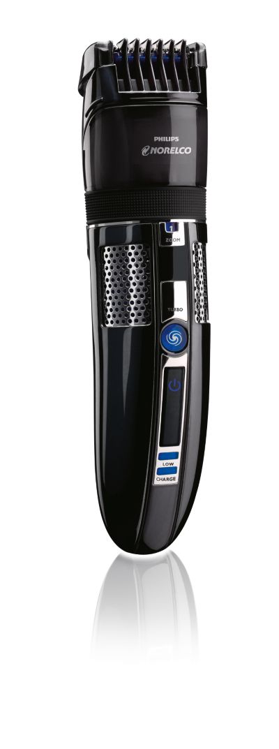 Vacuum beard trimmer