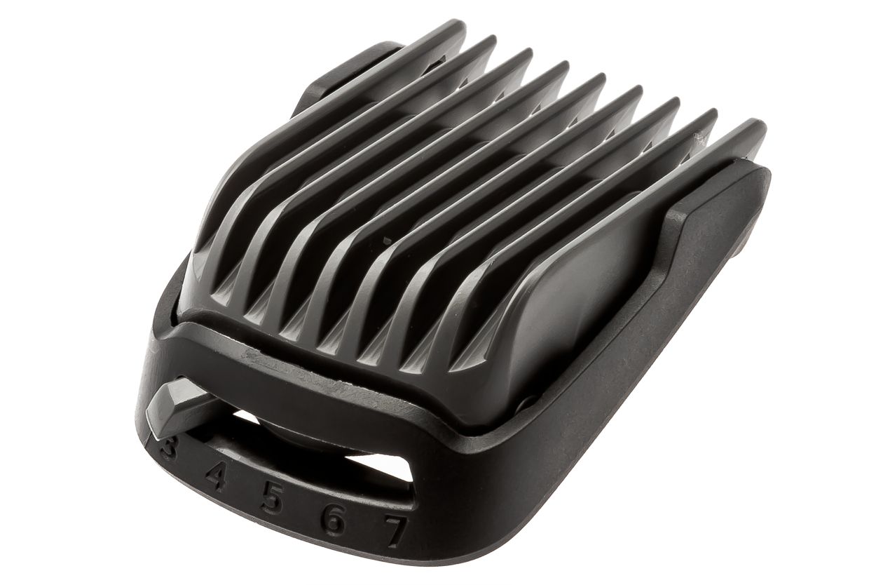 Adjustable beard comb for Multigroom