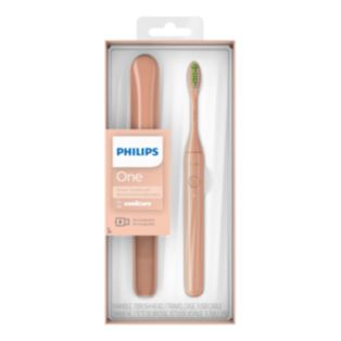Philips One by Sonicare Rechargeable electric toothbrush with case - pink