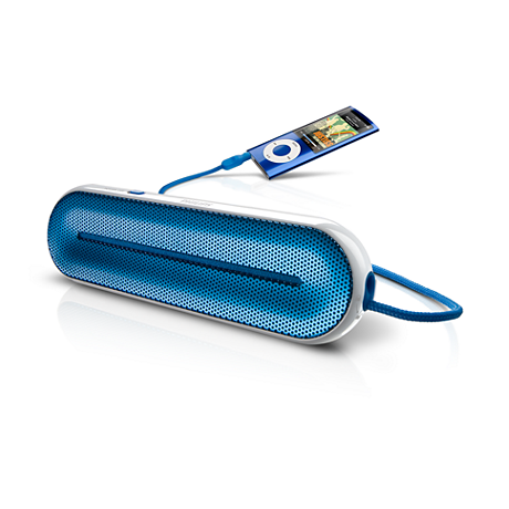 SBA1600BLU/27  Haut-parleur portatif pour lecteur MP3