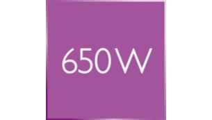 650 W pour des résultats exceptionnels