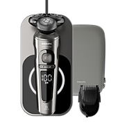 Shaver S9000 Prestige Elektrischer Nass- und Trockenrasierer, Series 9000