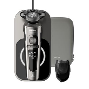 Shaver S9000 Prestige Overhalt el-barbermaskin for våt- og tørrbarbering