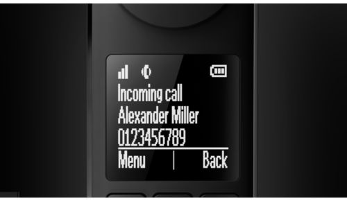 Wit-op-zwart display van 4,6 cm (1,8