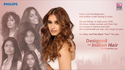 Rasha Thadani promoting Philips hair styling range designed for Indian hair
