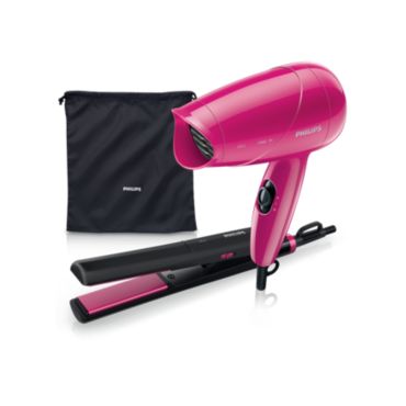 Secador y plancha para el pelo