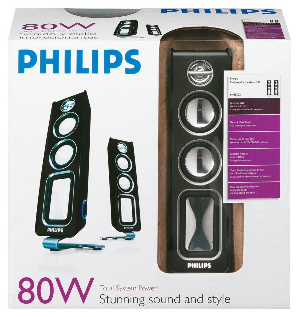 Multimedia Speakers 2.0 MMS322/27 | Philips