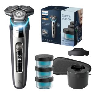 Shaver series 9000 SkinIQ 기술을 활용한 습식 및 건식 전자 면도기