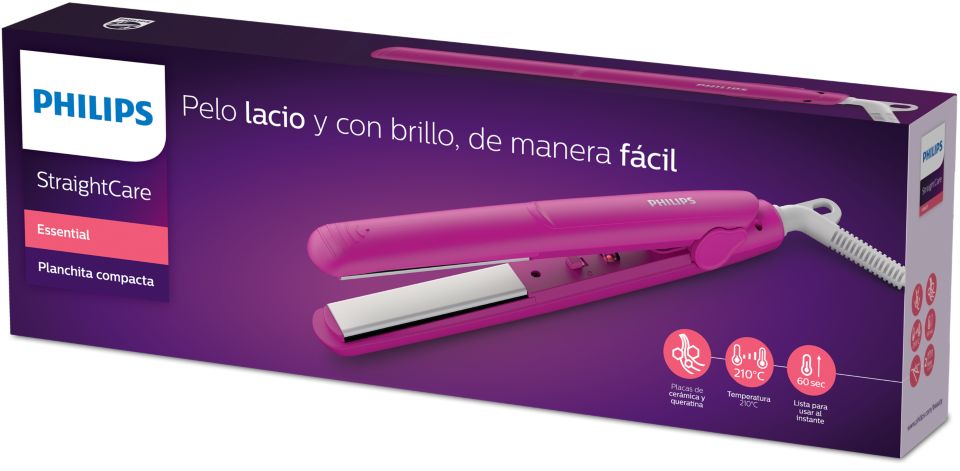 Plancha pelo philips essential shops care