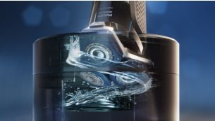 Deep cleans in 1 minute for hygienic performance