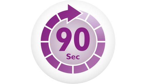 Microwave steam sterilising ready in just 90 seconds