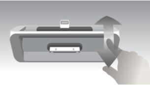 DualDock för att ladda och spela iPod/iPhone (Lightning- och 30-stiftskontakter)