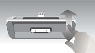 DualDock para carregar e reproduzir dispositivos iPod/iPhone (Lightning e 30 pinos)