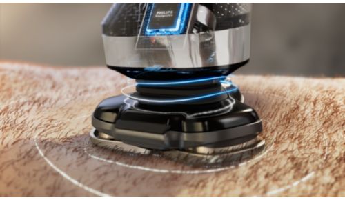 Si adatta alla densità della barba per una rasatura semplicissima