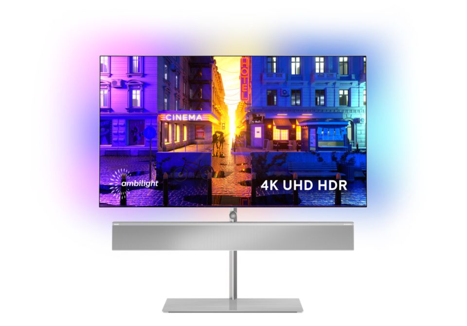 Philips estrenará nueva tele OLED de 65 pulgadas con Ambilight y base de  sonido incorporada en 2018