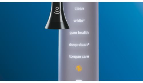 Børstehovederne vælger automatisk den optimale indstilling