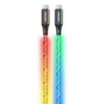 Párty kabel s pulzujícím RGB světlem