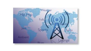 Enjoy thousands of free Internet radio stations