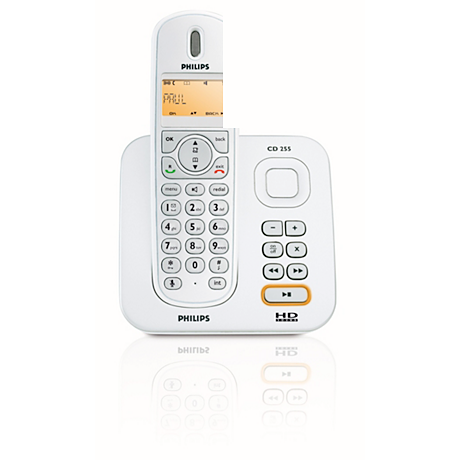 CD2551S/05  Cordless phone answer machine