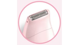 Micro shaver with hypo-allergenic foil for hyper-smooth skin