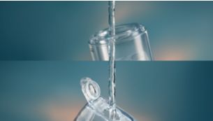 Easy-fill 250ml water tank for a complete clean in 60 sec***