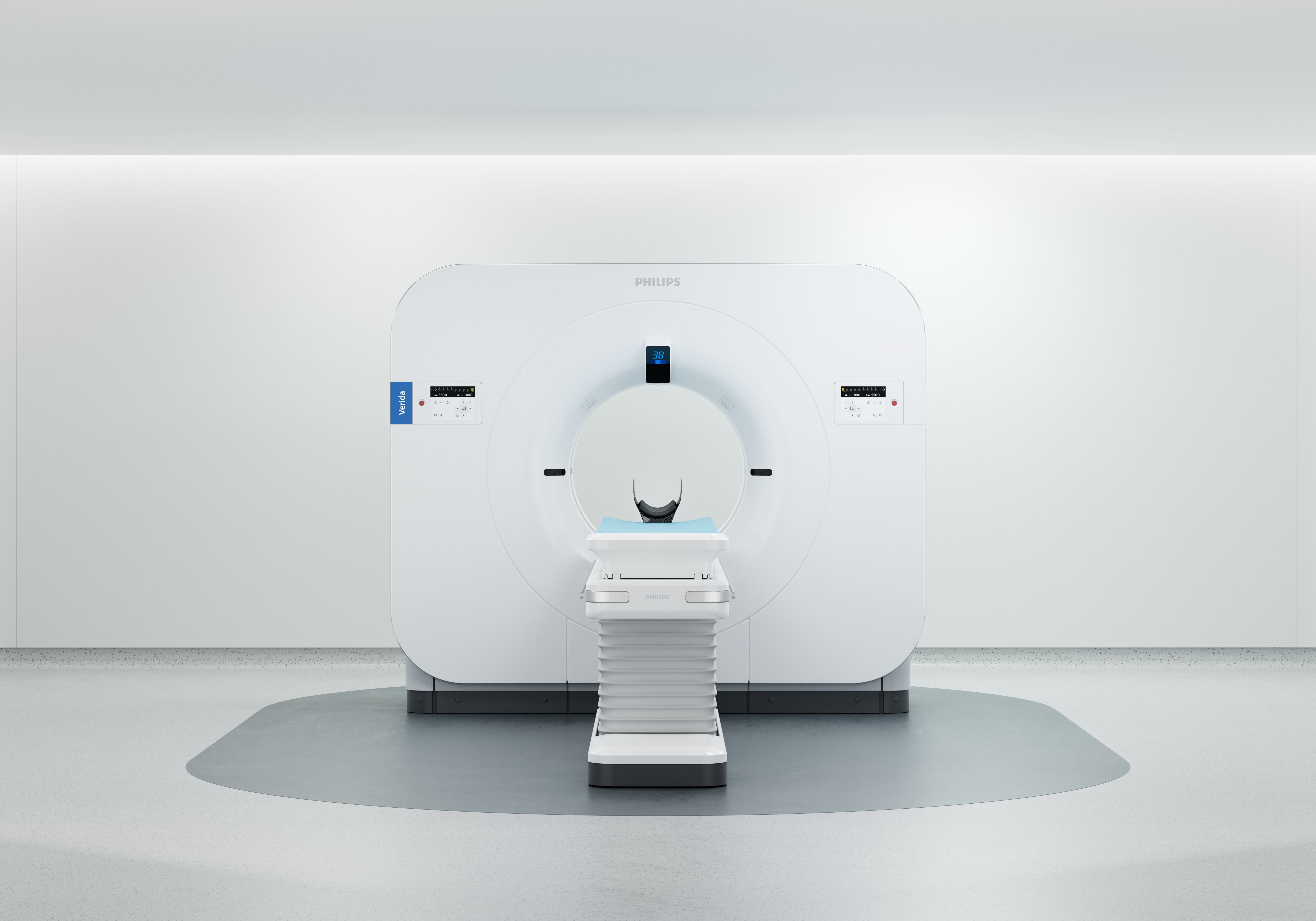 Philips Verida Spectral CT system front view
