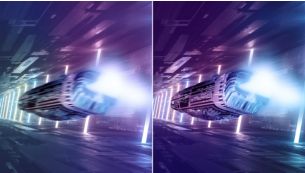144Hz 刷新率令畫面影像更暢順明亮