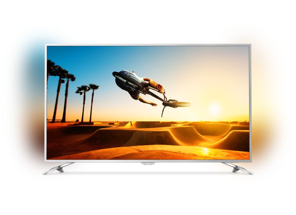 Ultraflacher 4K UHD LED TV powered by Android TV