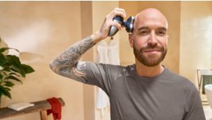 Cut hair in any direction with 360-degree flexing head