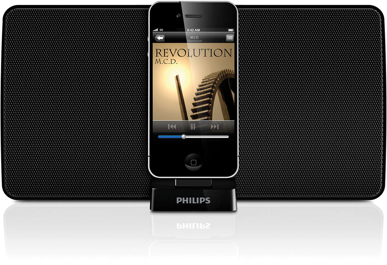 Bucuraţi-vă de muzică cu dispozitivul dvs. iPod/iPhone