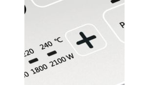 upto 2100W for fast cooking