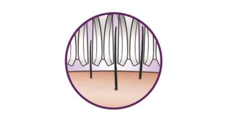 Textured ceramic tweezers gently remove even finest hairs