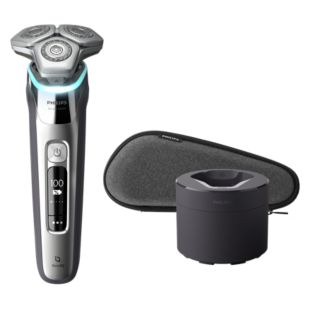 Shaver series 9000 搭载 SkinIQ 技术的干湿两用电动剃须刀