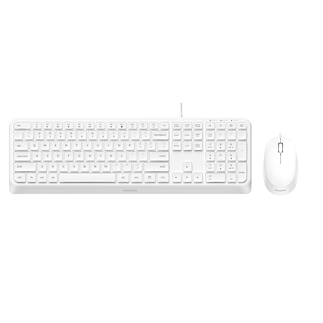SPT6207W/01 2000 series Kombination aus kabelgebundener Tastatur und Maus