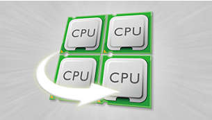 Максимальная эффективность благодаря процессору Quad-Core 1,5 ГГц