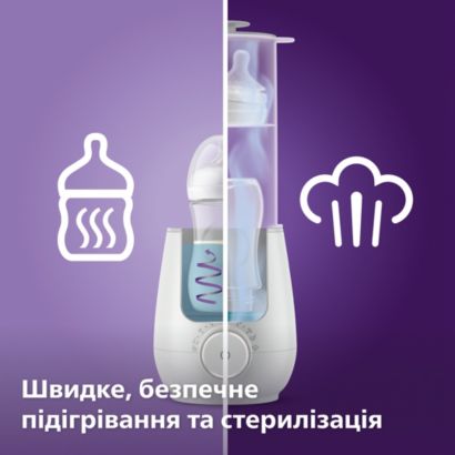 Avent 2-in-1 Підігрівач & Стерилізатор
