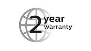 2 year* warranty, worldwide voltage, no oil needed