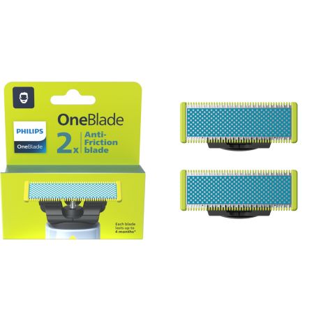 QP225/50 OneBlade 2 x Wymienne ostrze Anti-Friction