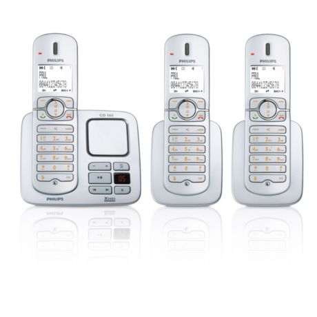 CD5653S/38 Perfect sound Téléphone fixe sans fil avec répondeur