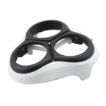 Keeps shaving heads in position