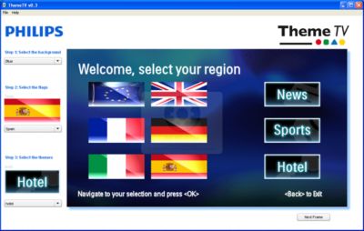 Tématický televizor umožňuje hostům hledat své vlastní kanály