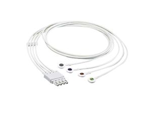 4-adr. Elek.kabel, Druckknopf Elektrodenkabel