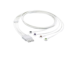 4-adr. Elek.kabel, Druckknopf Elektrodenkabel