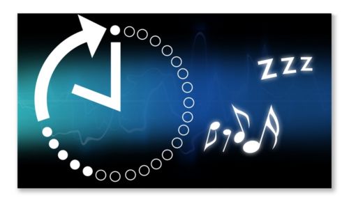 Sleeptimer zodat u gemakkelijk in slaap valt op uw favoriete muziek